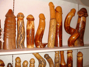 Antique Phallus Beppu Japan