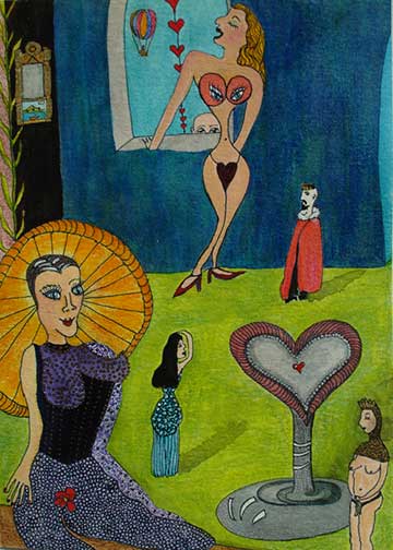 Painting by Audrey Breed