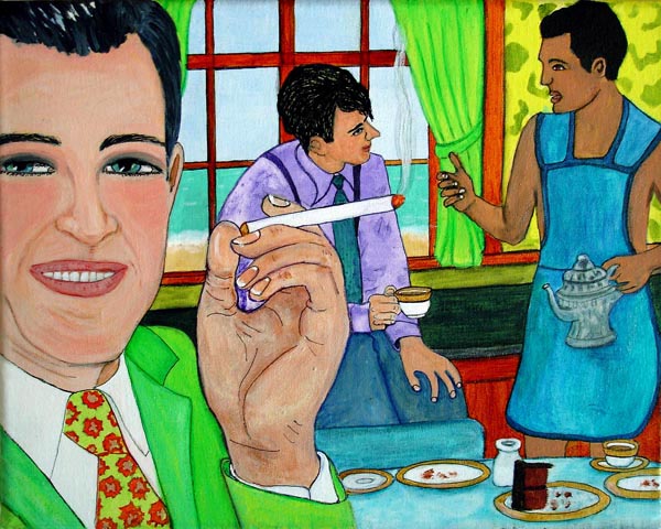 Fire Island Weekend - painting by Audrey Breed