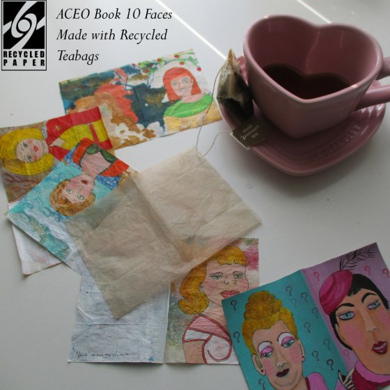 Recycled Teabag Art