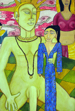 Painting by Audrey Breed