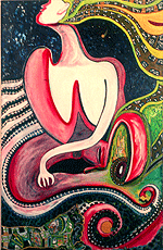 Acrylic on canvas painting by Audrey Breed.