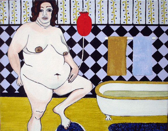 Painting by Audrey Breed