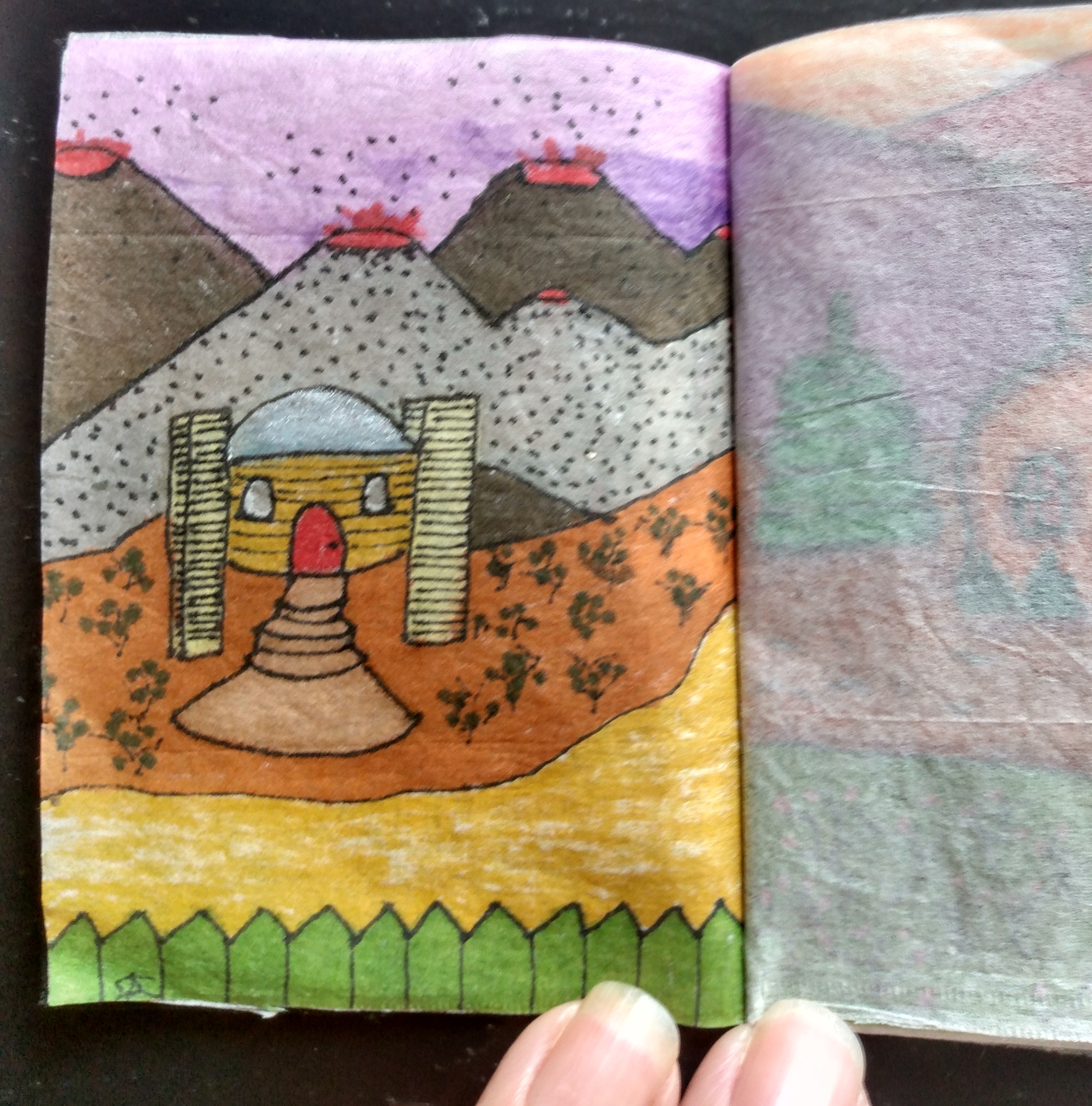 Recycled Teabag book by Audrey Breed