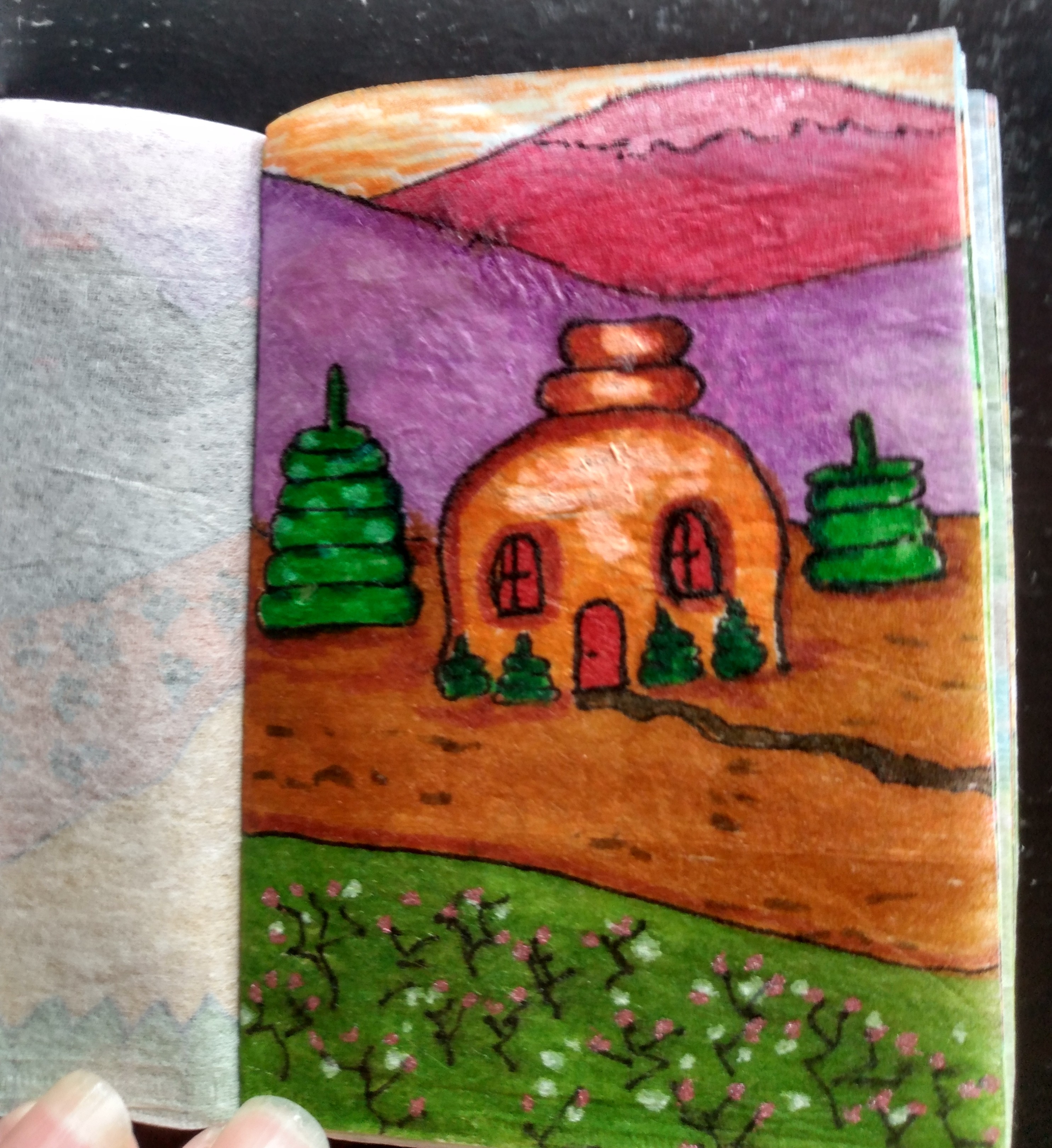 Recycled Teabag book by Audrey Breed