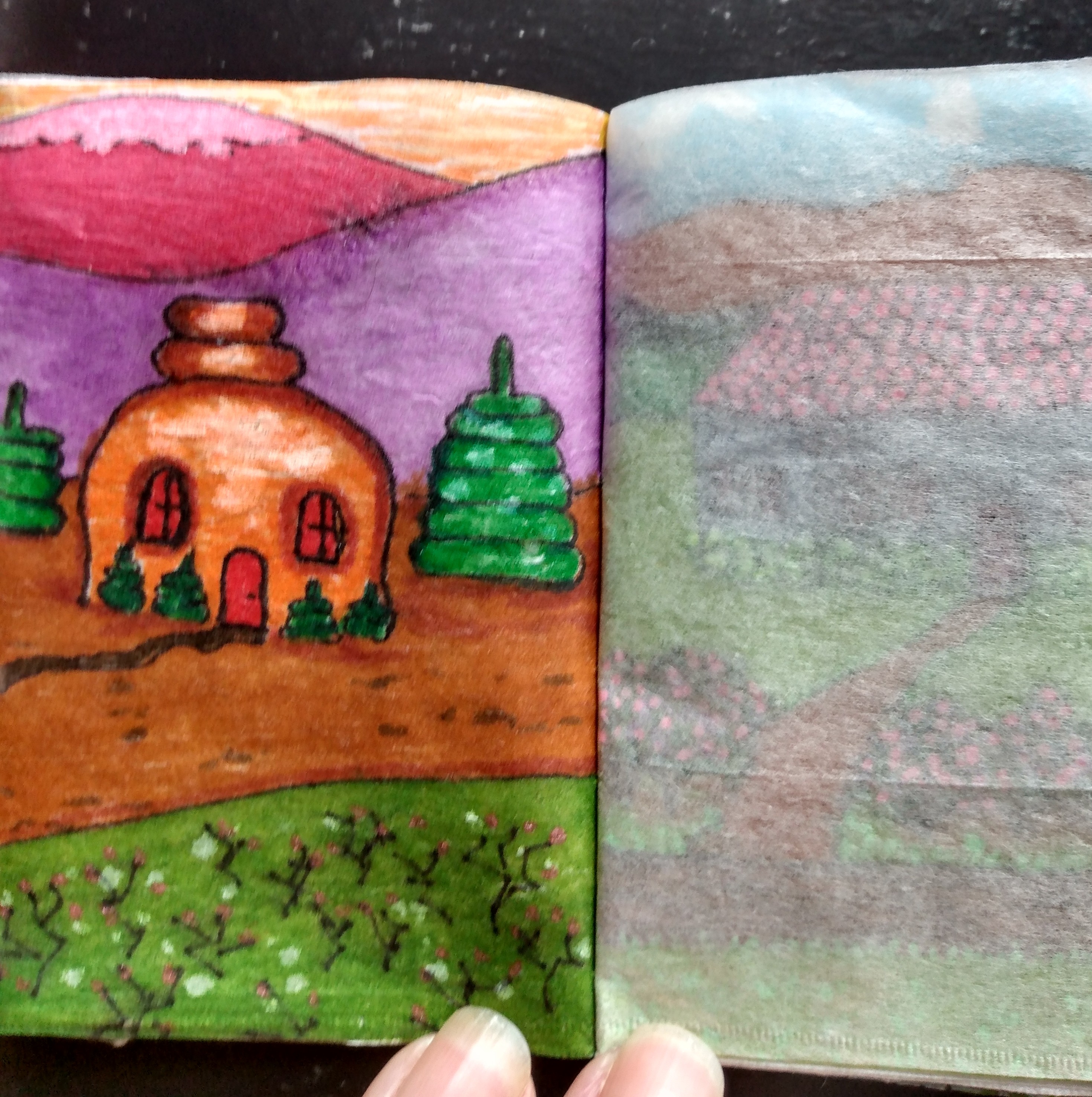 Recycled Teabag book by Audrey Breed