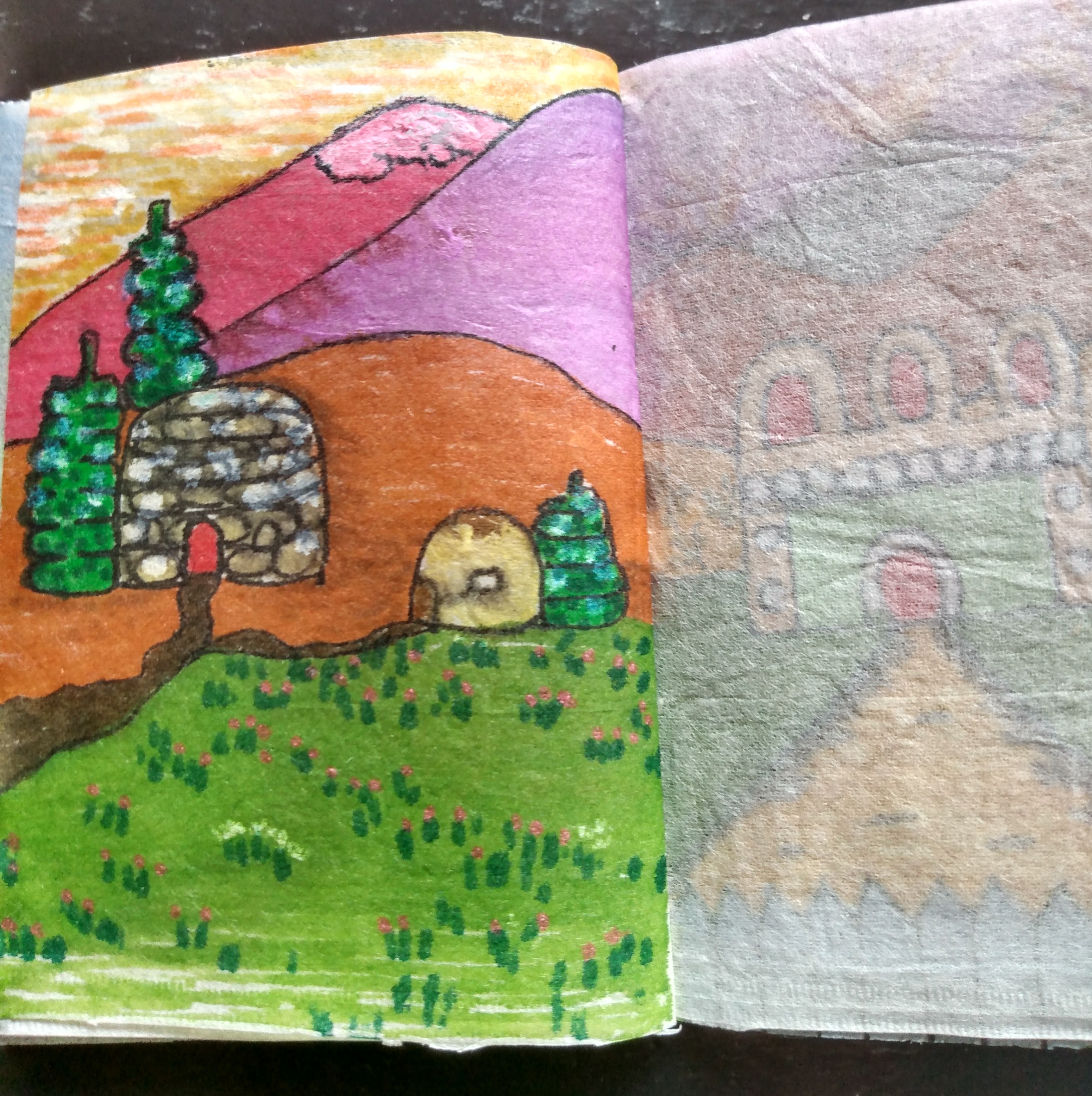 Recycled Teabag book by Audrey Breed