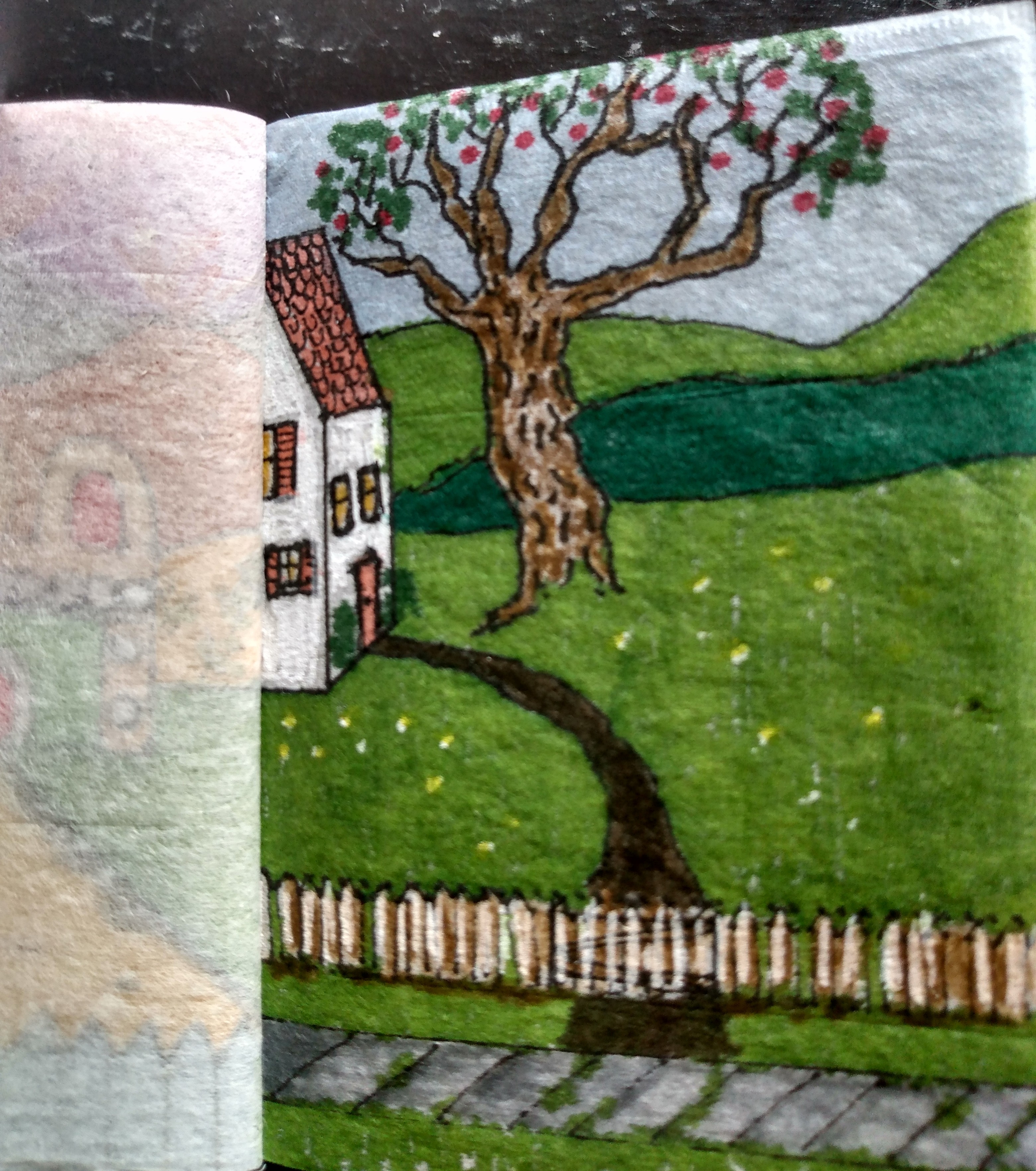 Recycled Teabag book by Audrey Breed