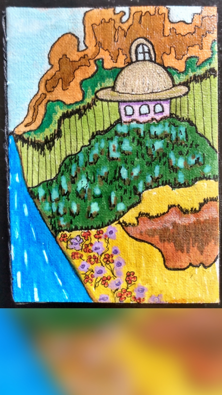 Recycled Teabag Book by Audrey Breed