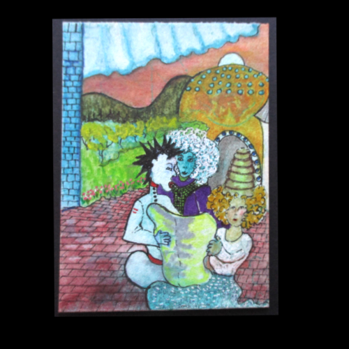 Mixed media ACEO by Audrey Breed