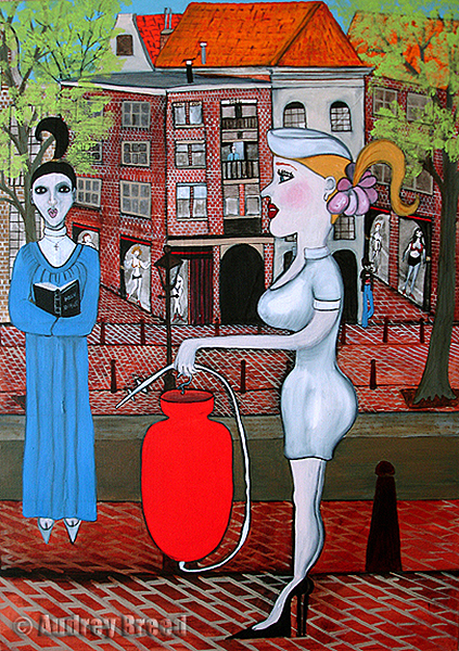 Painting by Audrey Breed