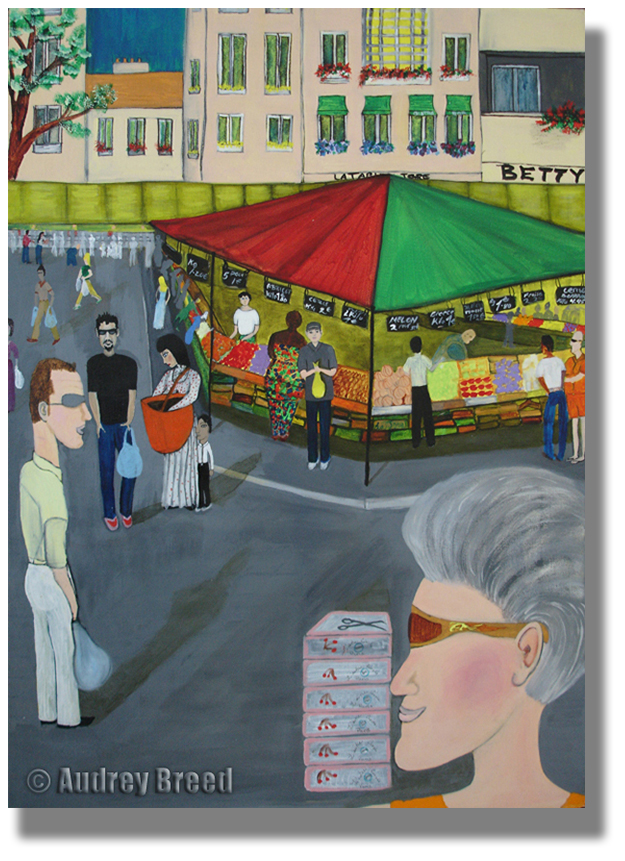 Painting by Audrey Breed