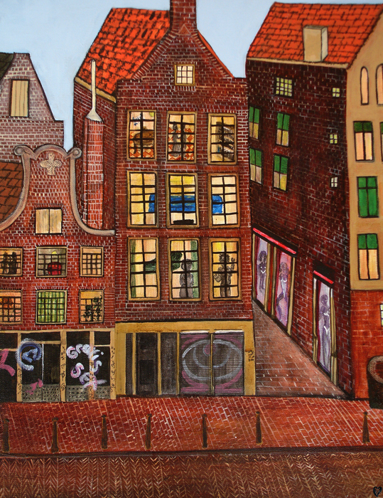 Painting by Audrey Breed