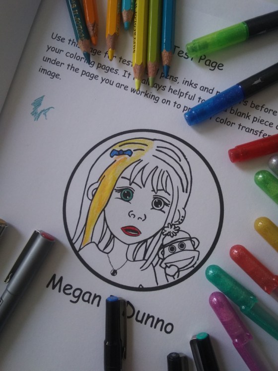 Megan I Dunno Coloring Book by Audrey Breed