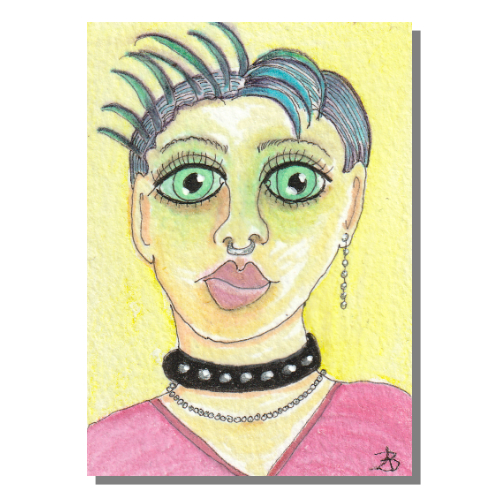 Mixed media ACEO by Audrey Breed