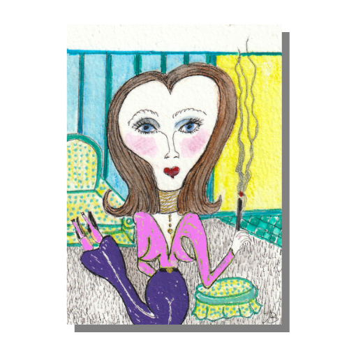 Mixed media ACEO by Audrey Breed