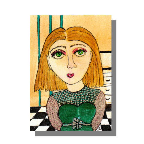 Mixed media ACEO by Audrey Breed