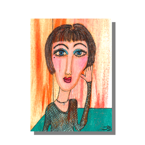 Mixed media ACEO by Audrey Breed