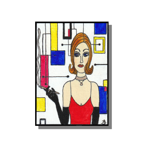 Mixed media ACEO by Audrey Breed