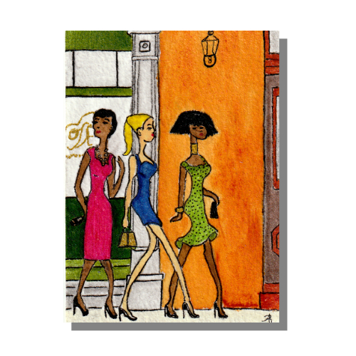 Roman Holiday ACEO by Audrey Breed