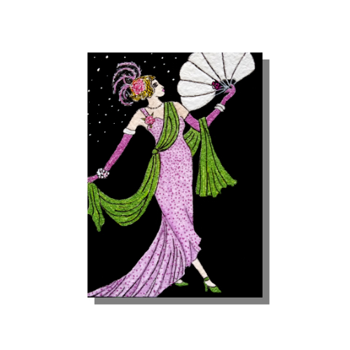 Art Deco style ACEO by Audrey Breed