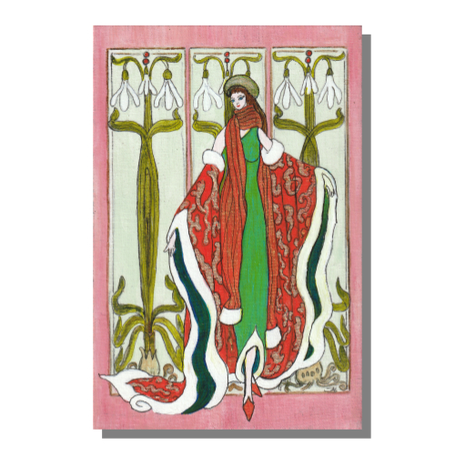 Mixed media painting by Audrey Breed.