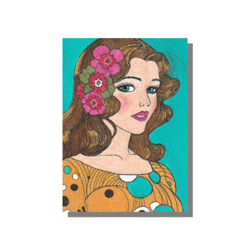 Mixed media ACEO by Audrey Breed